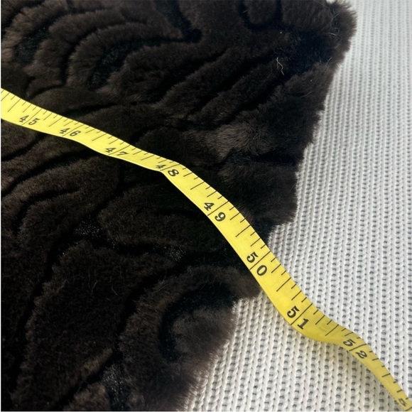 Black & Brown Faux Fur Coat - Picture 8 of 8